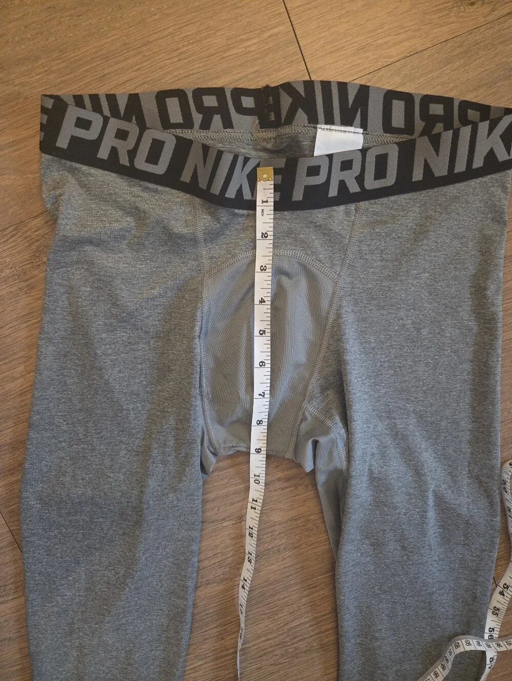 Nike Men’s Gray Compression gray Tights  Pro Waistband